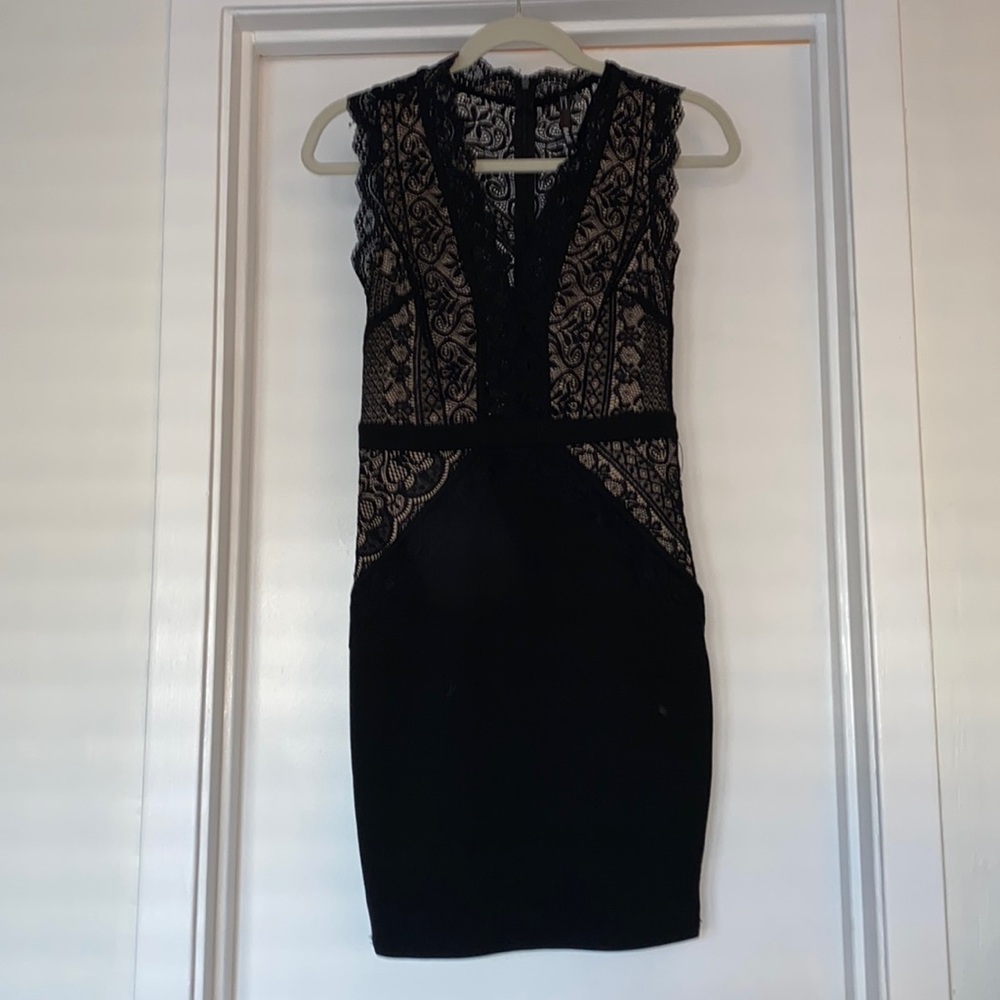 Lacey black dress